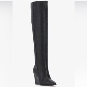 Vince Camuto Black Over the Knee Boots
